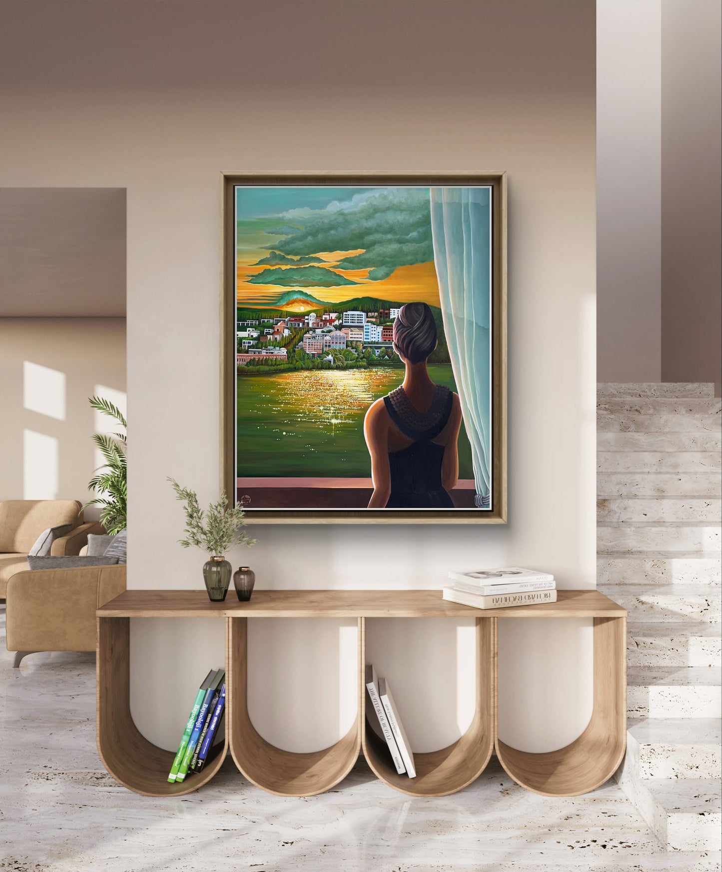 "I Am Going to Miss You" – Original Oil Painting (80x100cm) image 5