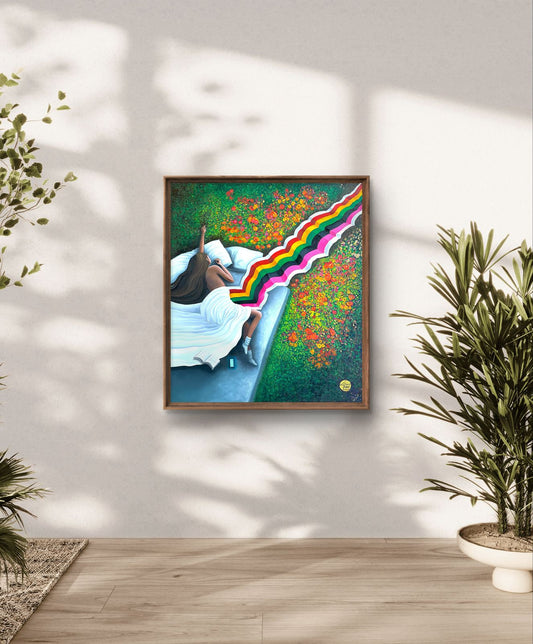 “Whispers of Peace” by Suyeun - Original Oil Painting on Canvas, 70x80cm image 1