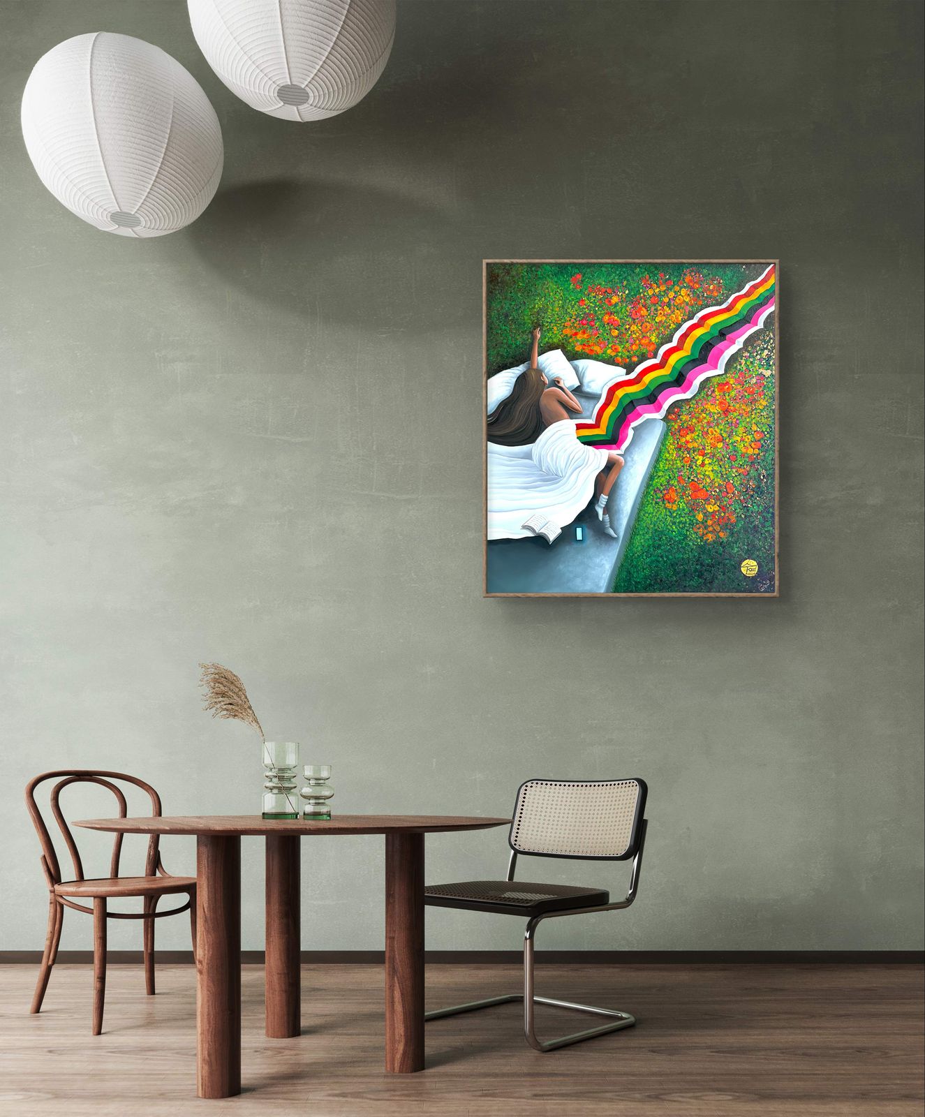 “Whispers of Peace” by Suyeun - Original Oil Painting on Canvas, 70x80cm image 3