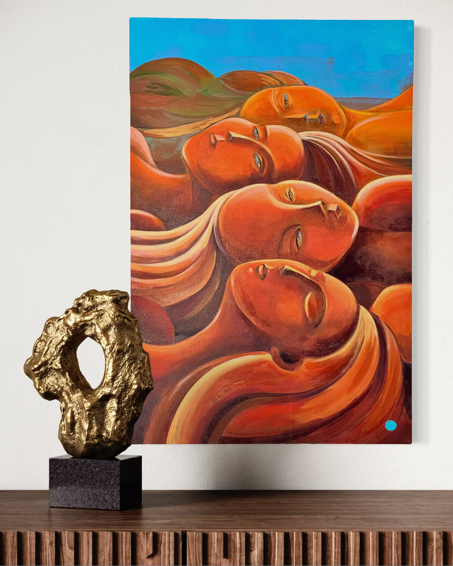 Sedona Dreaming original 24x36 Arizona landscape painting by Suyeun Lee, Maricopa artist

