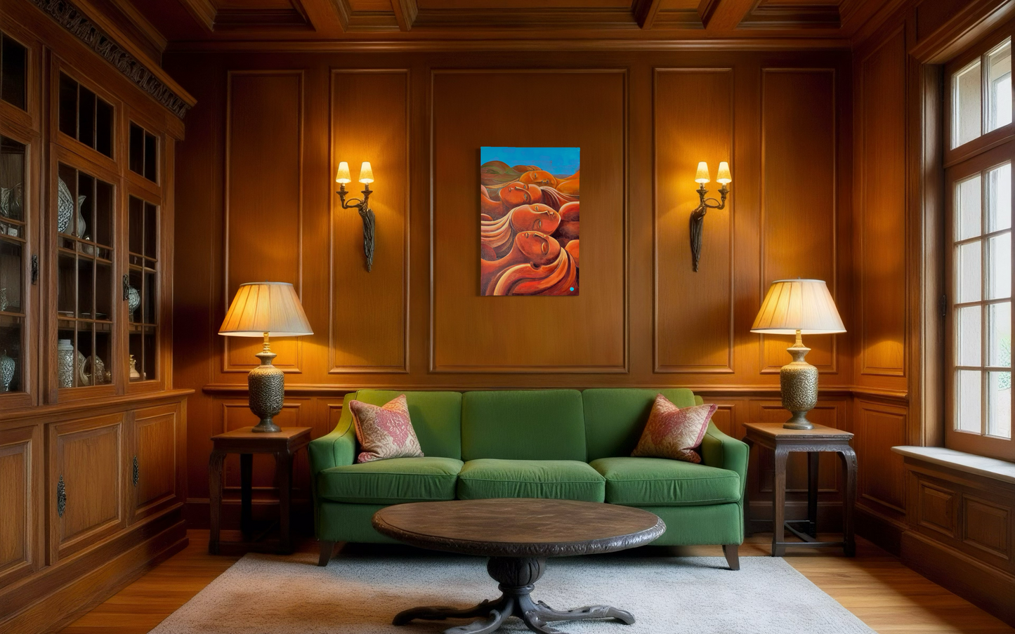 Sedona Dreaming original 24x36 Arizona landscape painting by Suyeun Lee, Maricopa artist

