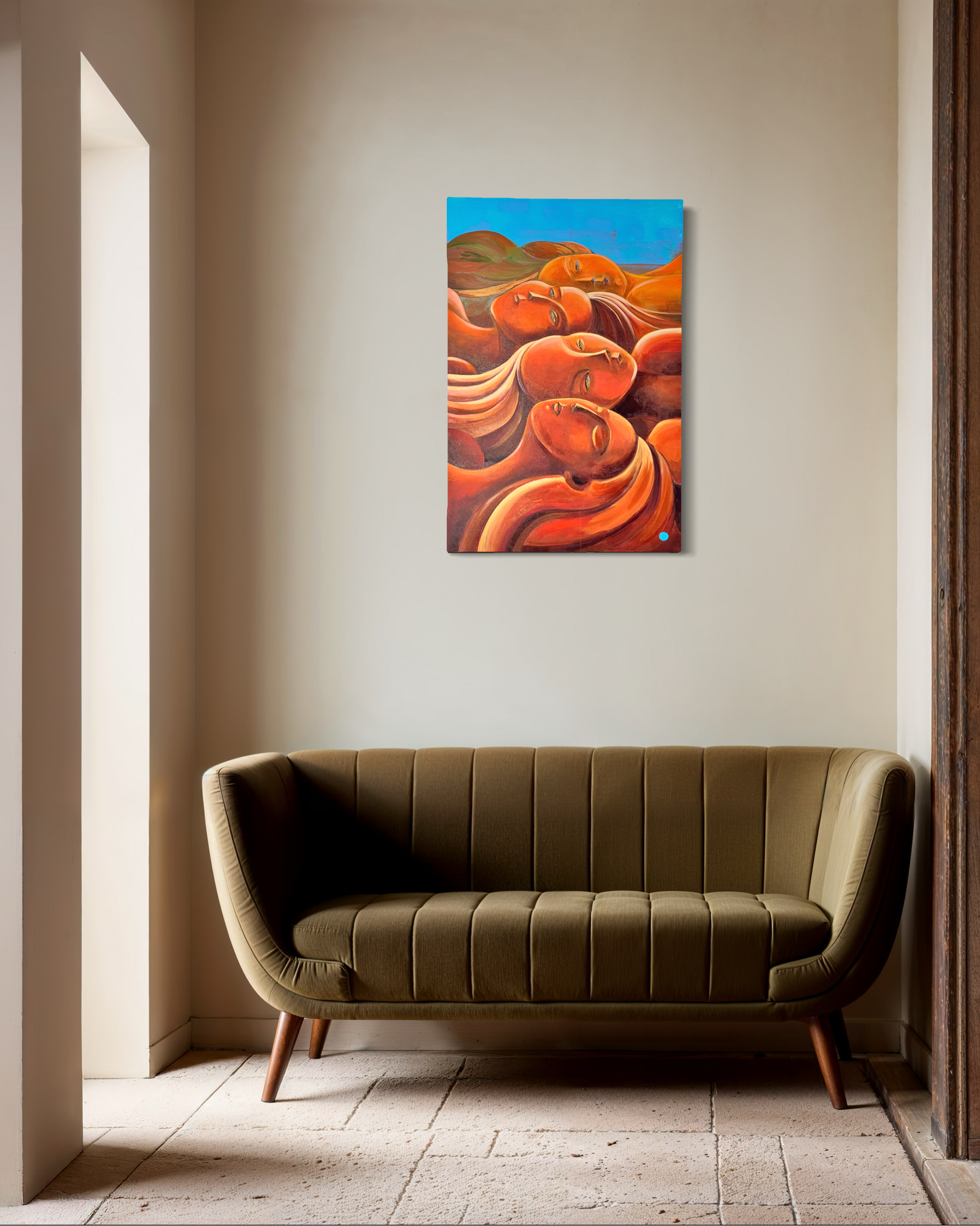 Sedona Dreaming original 24x36 Arizona landscape painting by Suyeun Lee, Maricopa artist

