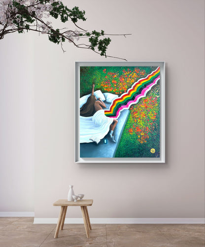 “Whispers of Peace” by Suyeun - Original Oil Painting on Canvas, 70x80cm image 2