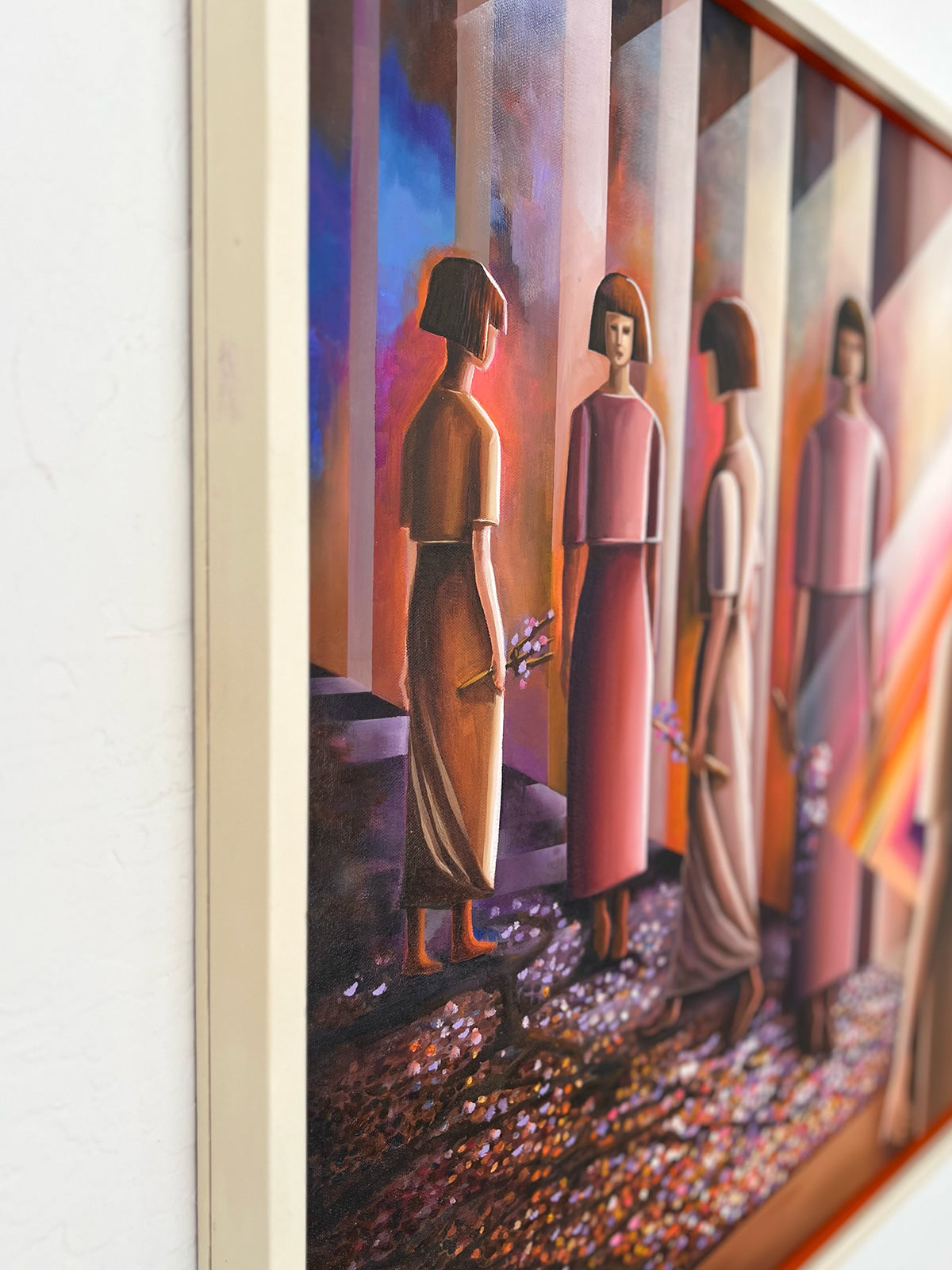“Many Versions of Me” by Suyeun - Original Identity-Inspired Oil Painting on Canvas, 90x70cm image 5
