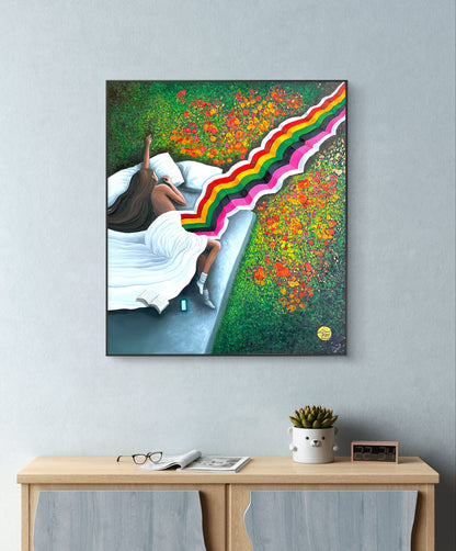 “Whispers of Peace” by Suyeun - Original Oil Painting on Canvas, 70x80cm image 4