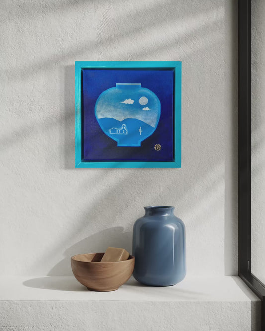 Blue Hour Sanctuary - 8x8' (10x10" with frame)
