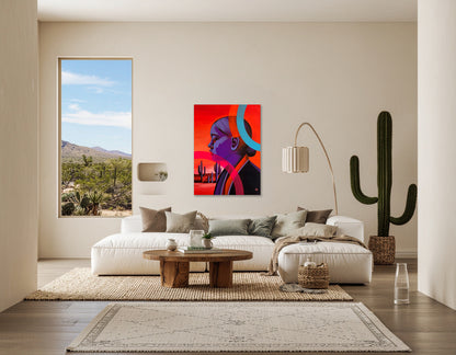 She Carries the Desert: Acrylic on Canvas - Original 30x40"